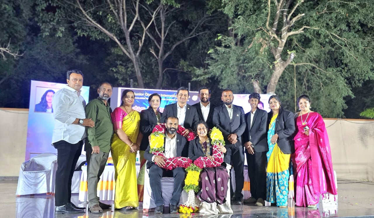ನೂತನ ಜೆ ಸಿ ಐ ಅಧ್ಯಕ್ಷರಿಗೆ ಪದಗ್ರಹಣ ಸಂಭ್ರಮ 