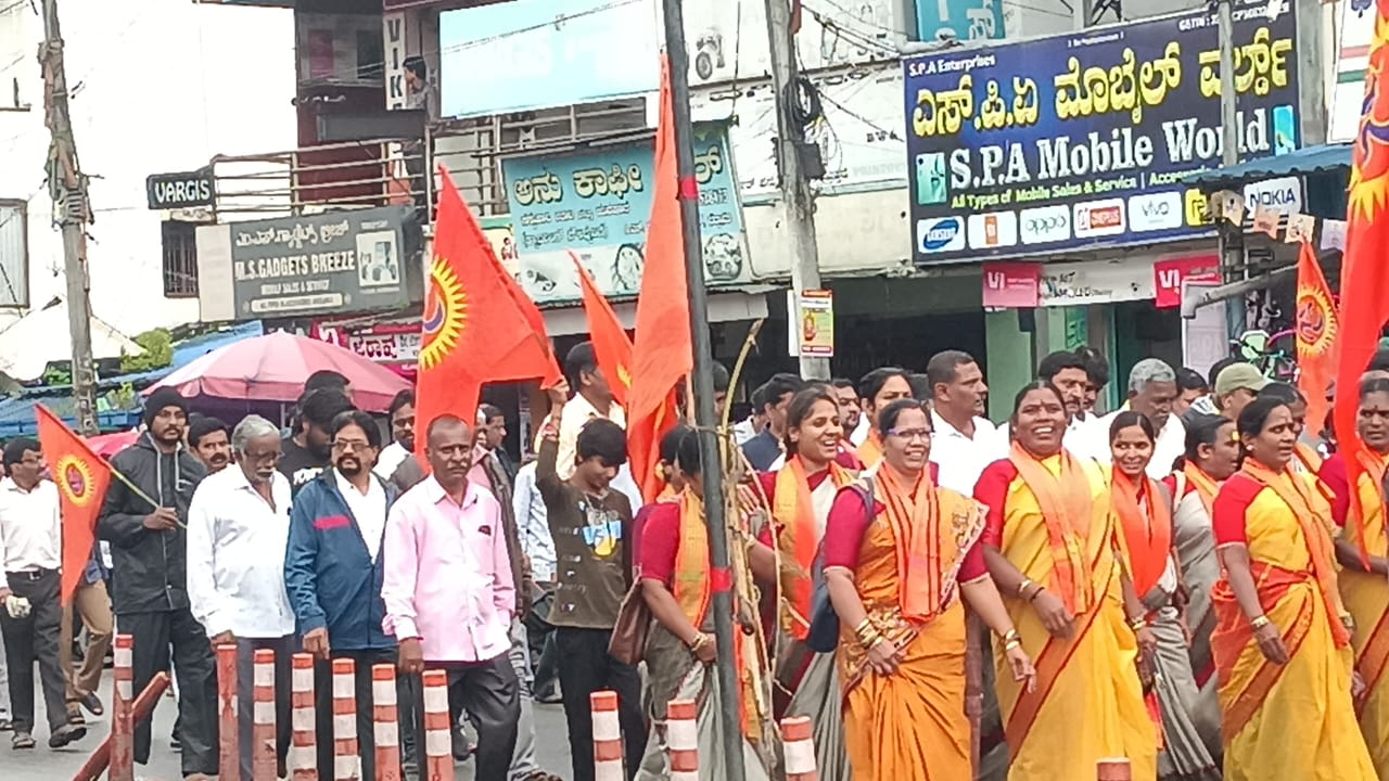 ಧರ್ಮಸ್ಥಳ ವಿರುದ್ಧ ಅಪಪ್ರಚಾರ ಎಂದು ಭದ್ರಾವತಿಯಲ್ಲಿ ಪ್ರತಿಭಟನೆ